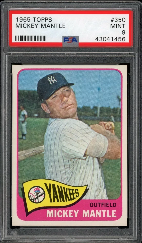 Micket Mantle 1965-topps-vintage