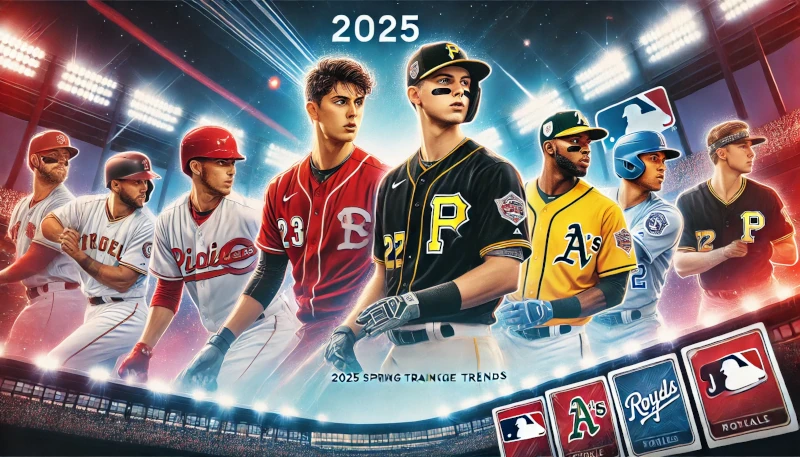 -bold-and-modern-banner-image-for-a-blog-about-2025-MLB-spring-training-rookie-card-trends.-Featuring-dynamic-action-shots-of-five-rising-MLB-rookies